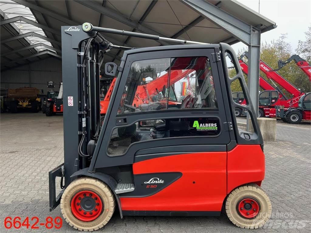 Linde E 50 HL 01 電動堆高機