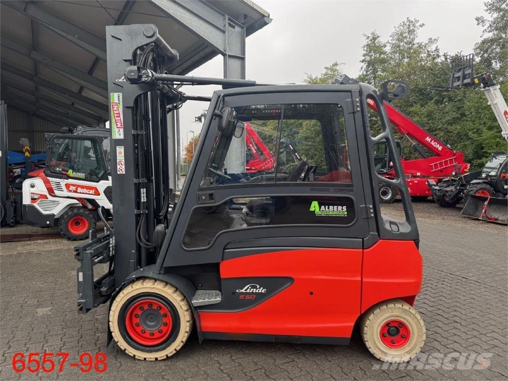 Linde E 50 HL 01 600 電動堆高機