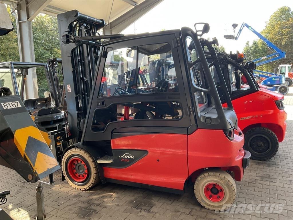 Linde E 50 HL 01 600 電動堆高機