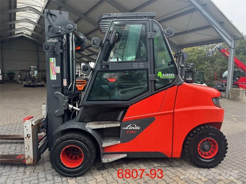 Linde E 80-01 / 900 電動堆高機