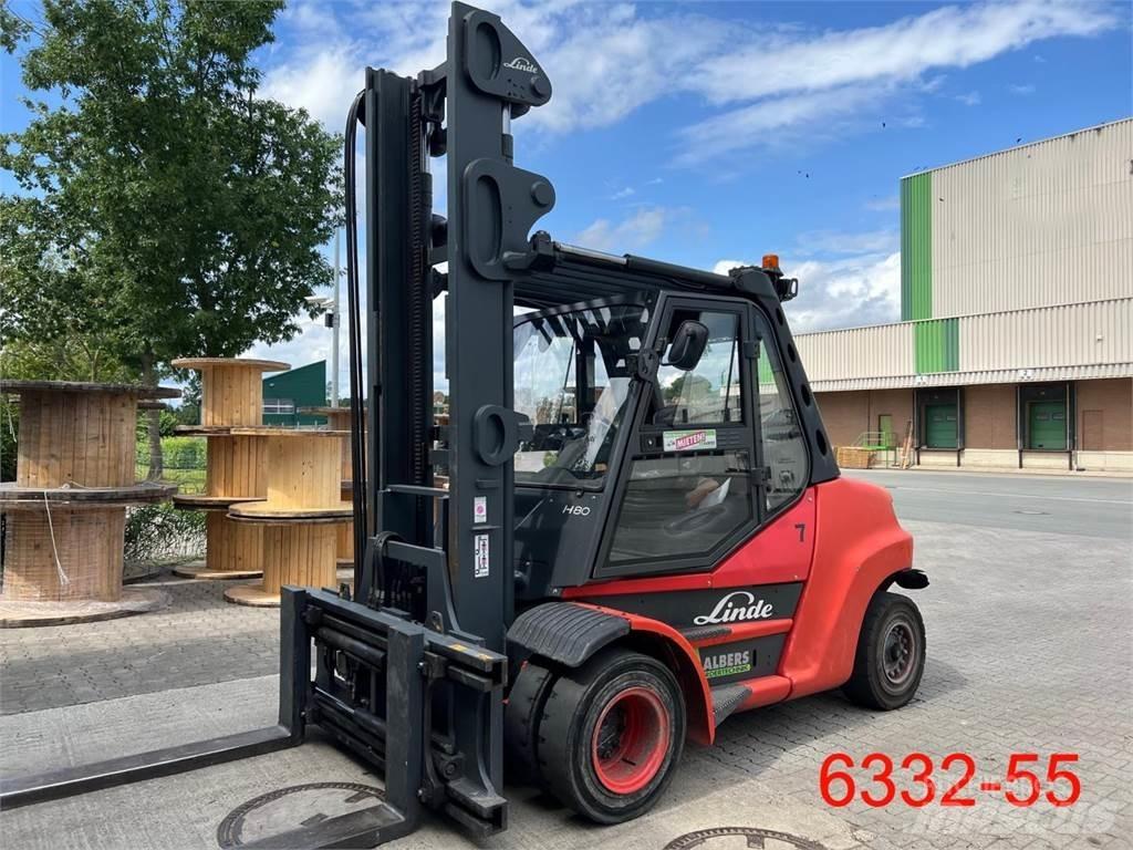 Linde H 80 D 02 900 柴油卡車