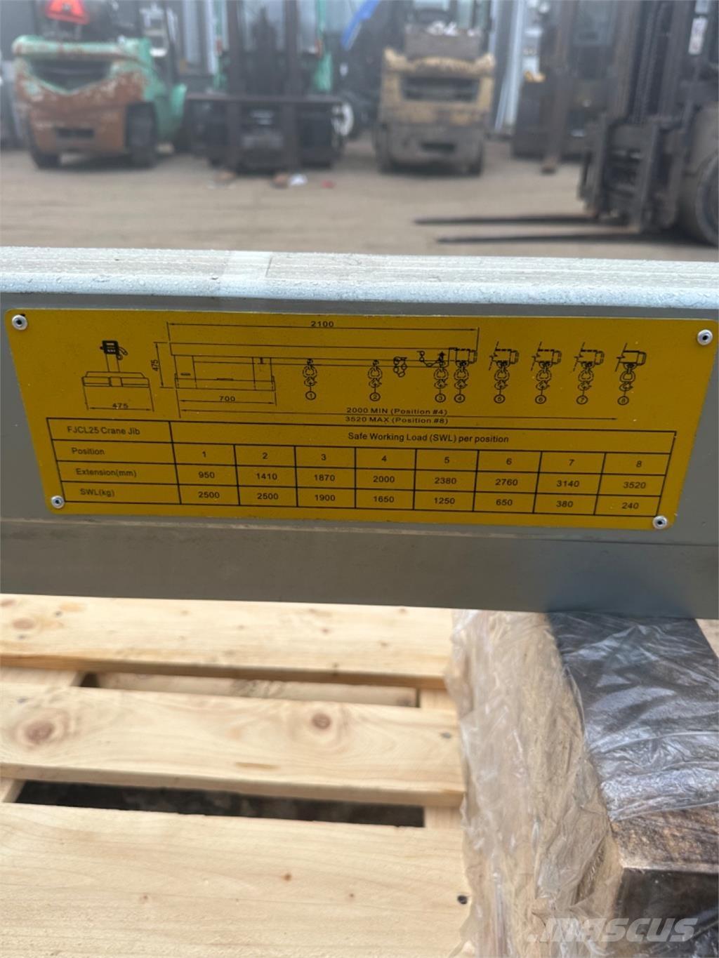  2500kg 其他附件和零組件