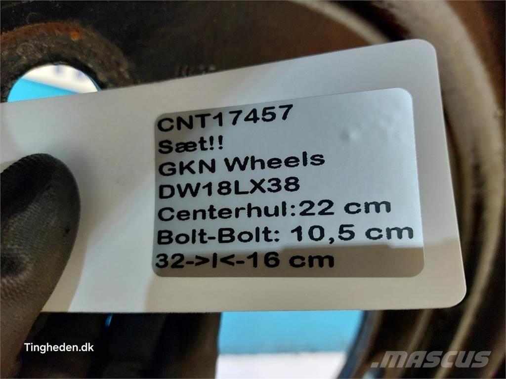  38 DW18Lx38 Sæt 輪胎、車輪和輪圈
