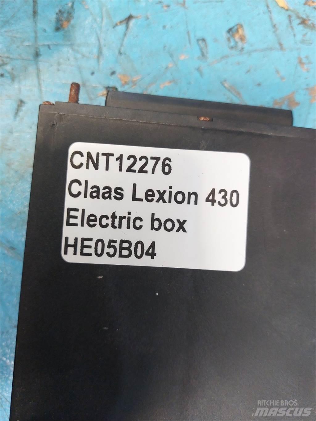 CLAAS Lexion 430 電子設備