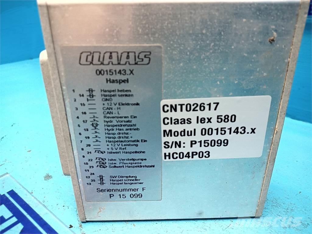 CLAAS Lexion 580 電子設備