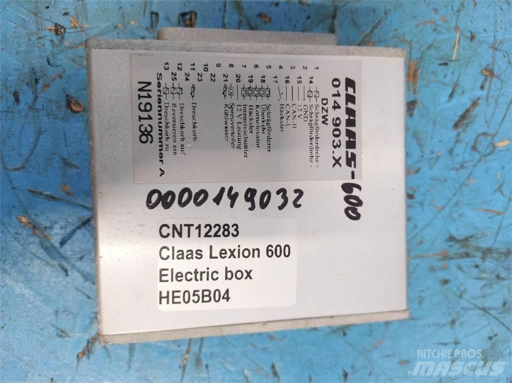 CLAAS Lexion 600 電子設備