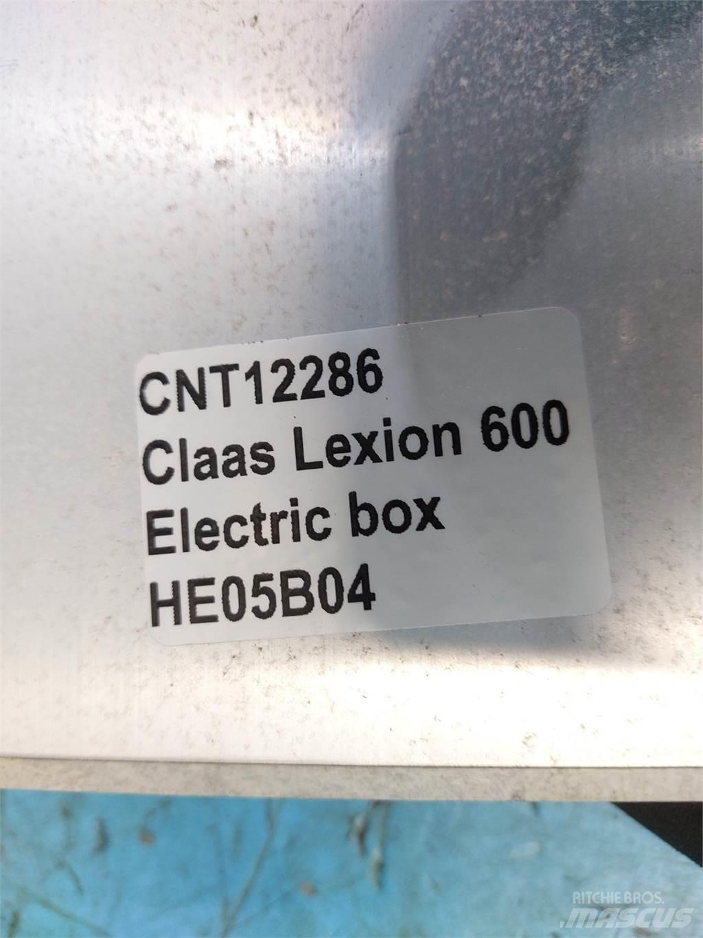 CLAAS Lexion 600 電子設備
