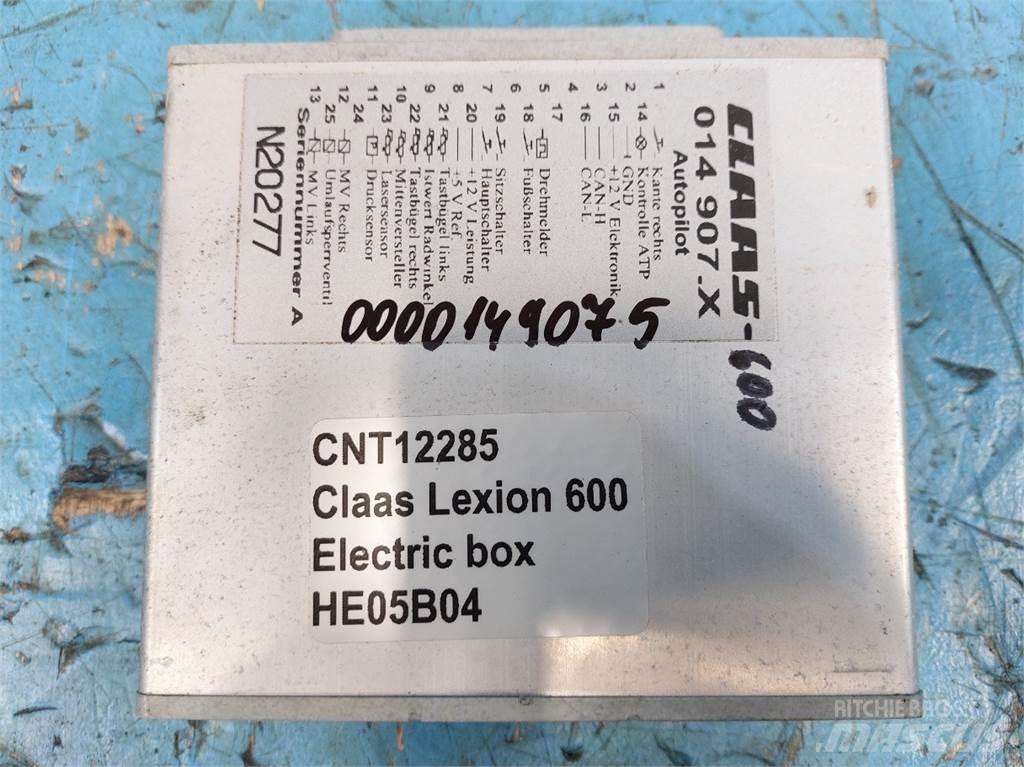 CLAAS Lexion 600 電子設備