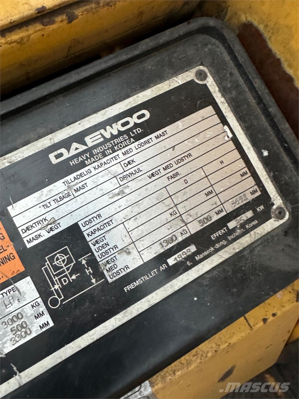 Daewoo G30E 液化石油氣LPG卡車