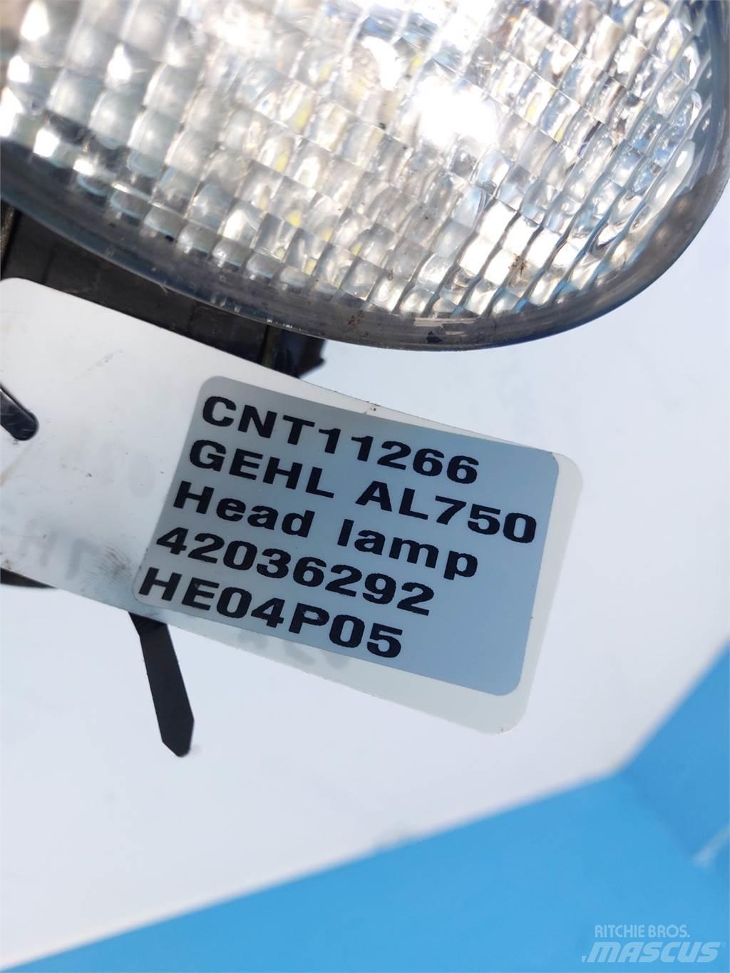 Gehl AL750 電子設備