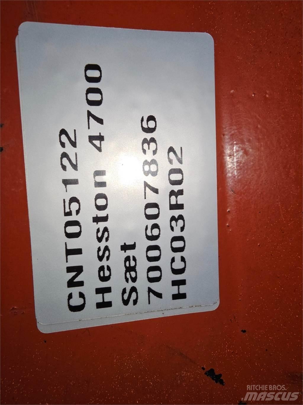 Hesston 4700 其他牧草收穫設備