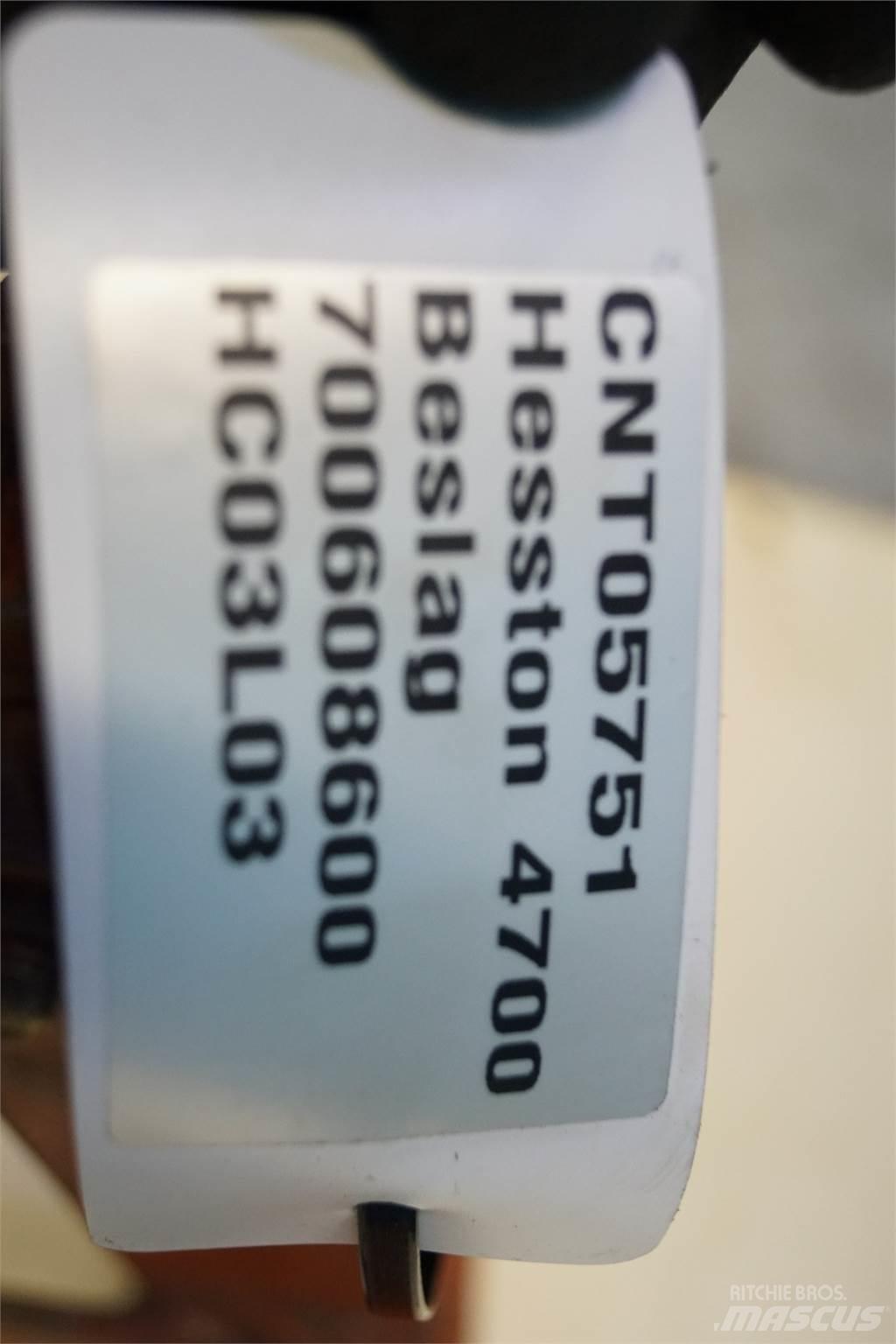 Hesston 4700 其他牧草收穫設備
