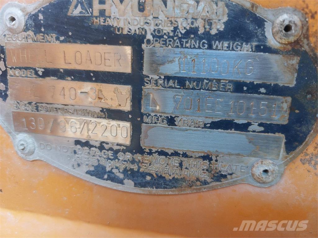 Hyundai HL740-3 輪胎式裝載機
