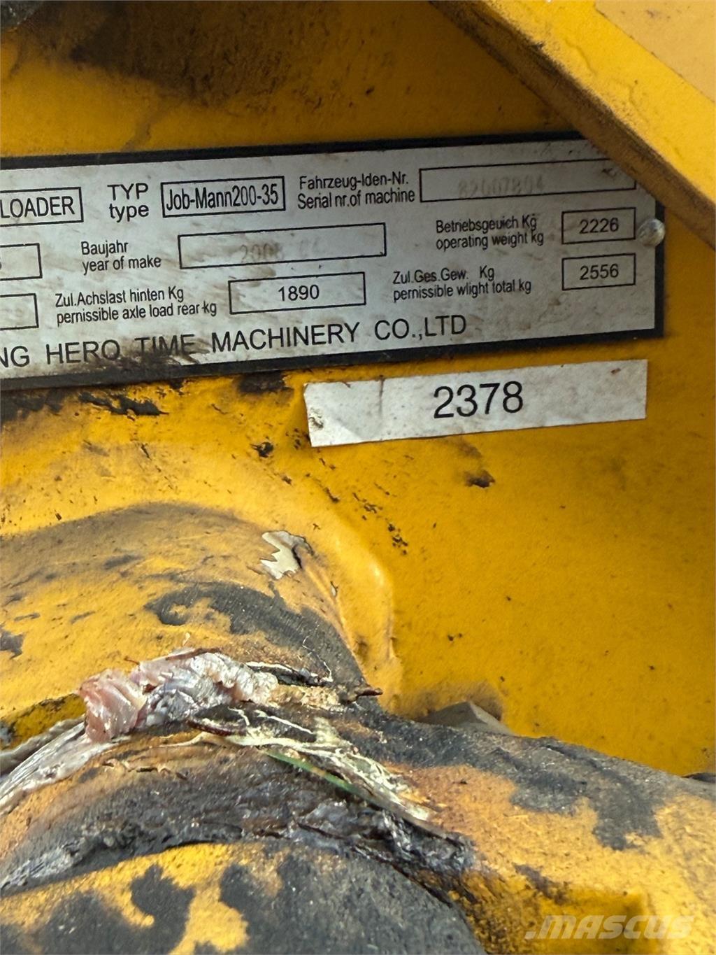 Job-Mann 200-35 小型裝載機