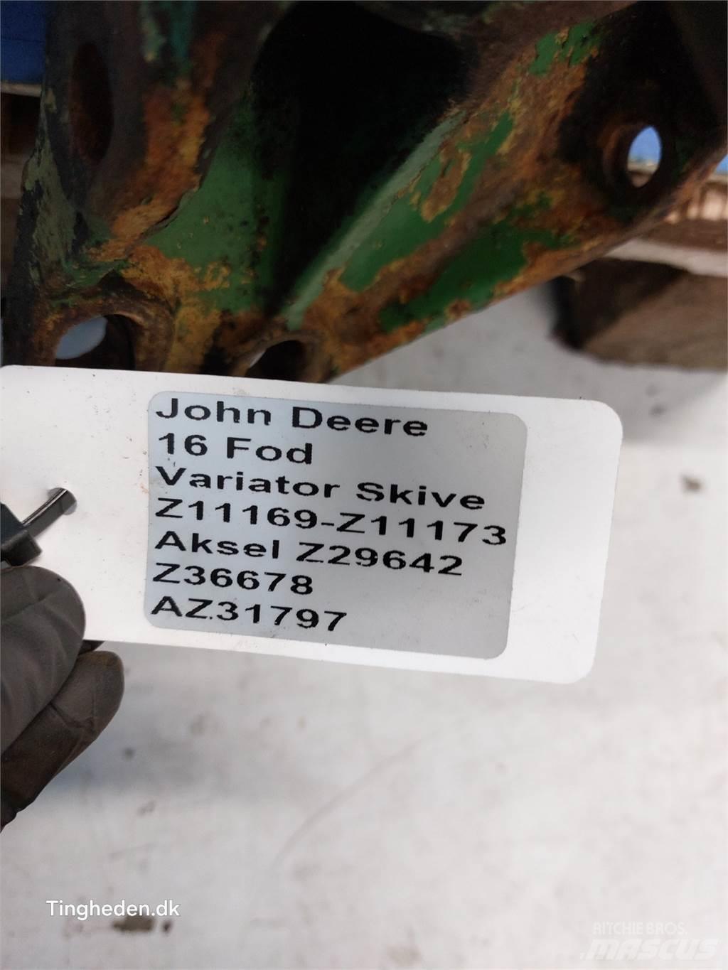 John Deere 1000 聯合收穫機配件