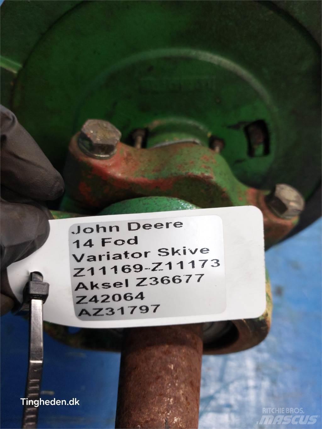 John Deere 1000 聯合收穫機配件