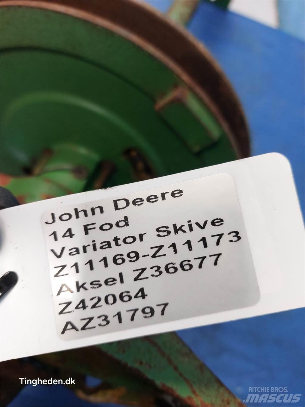 John Deere 1000 聯合收穫機配件