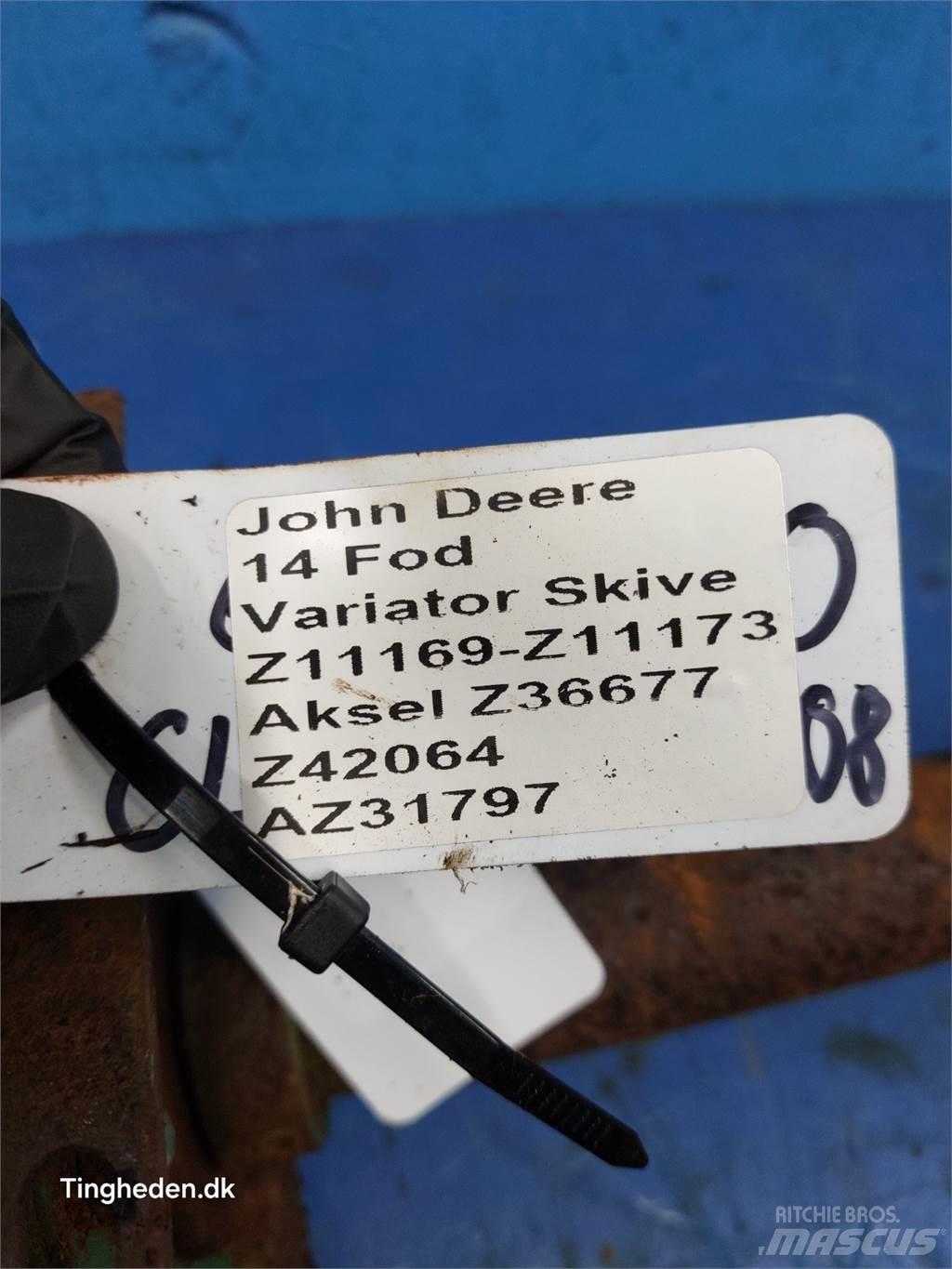 John Deere 1000 聯合收穫機配件