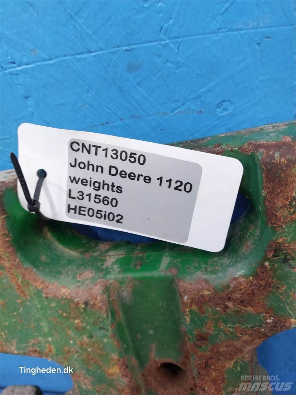 John Deere 1120 前配重塊