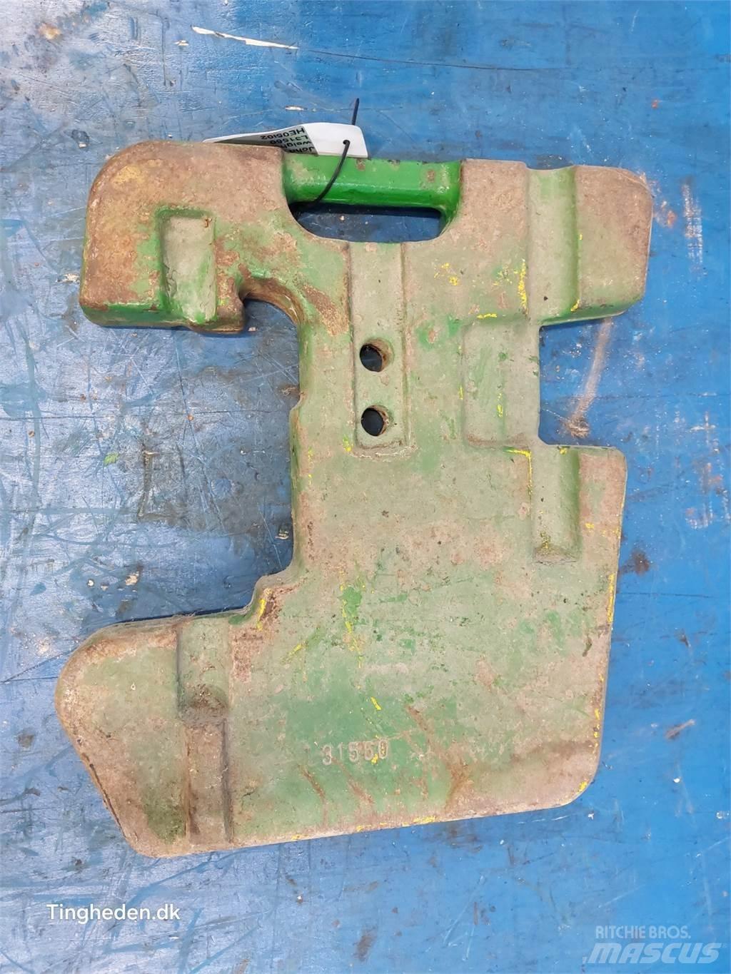 John Deere 1120 前配重塊