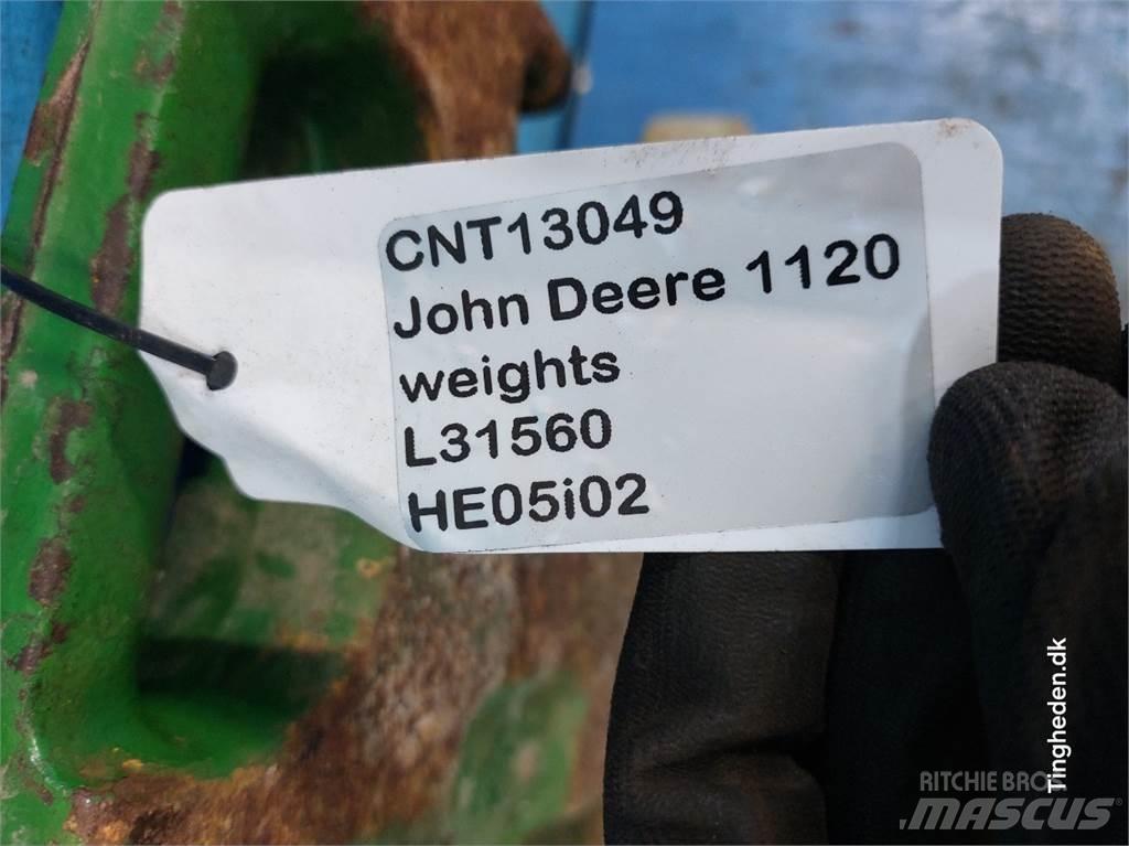 John Deere 1120 前配重塊