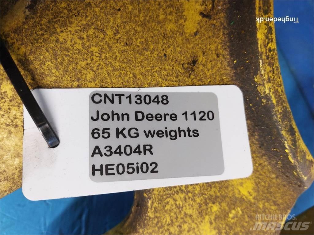 John Deere 1120 前配重塊