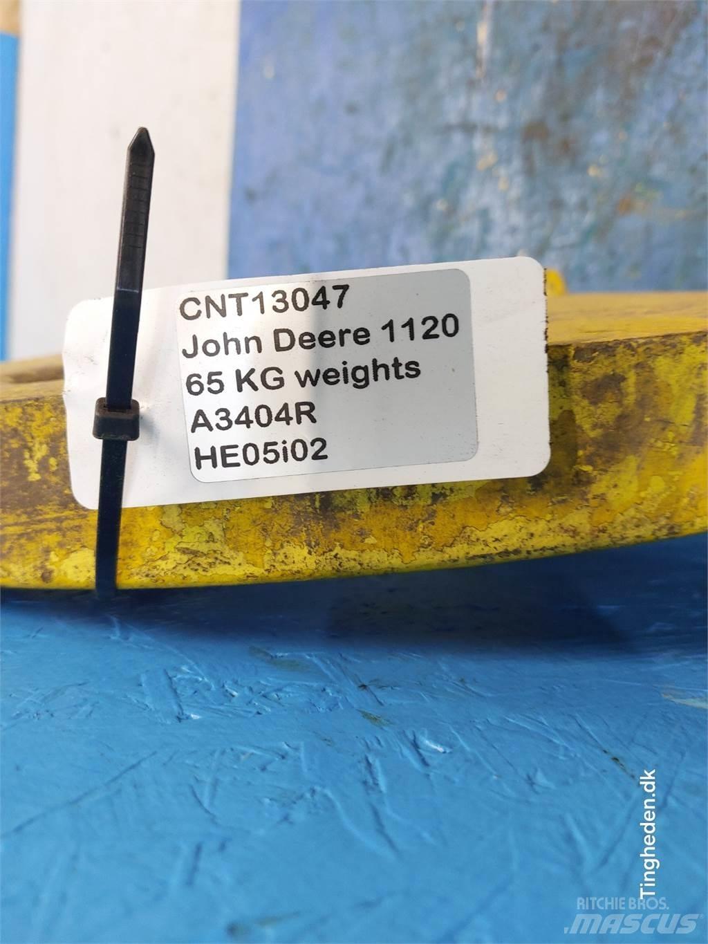 John Deere 1120 前配重塊