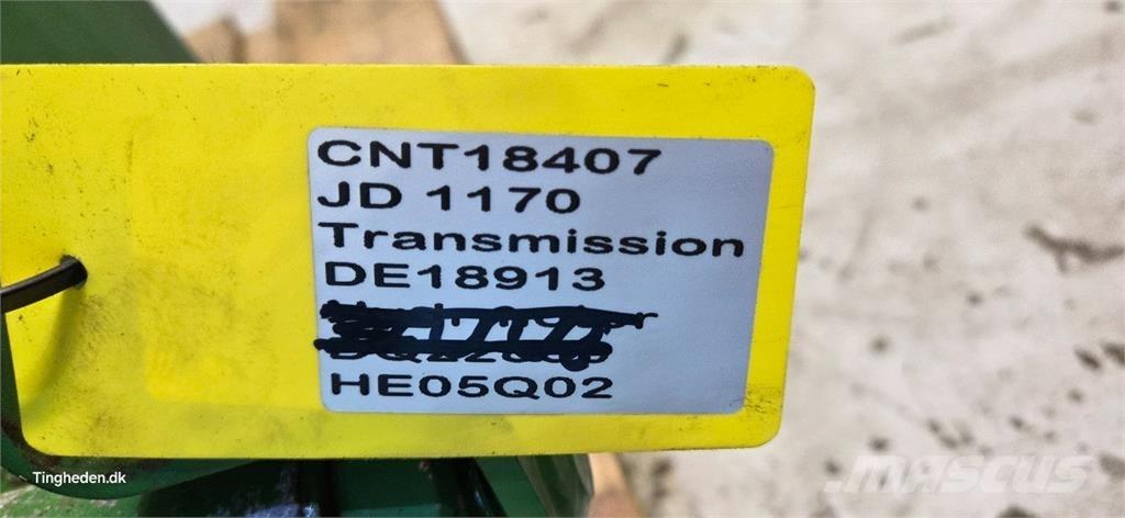John Deere 1170 傳動裝置
