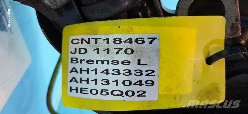John Deere 1170 傳動裝置
