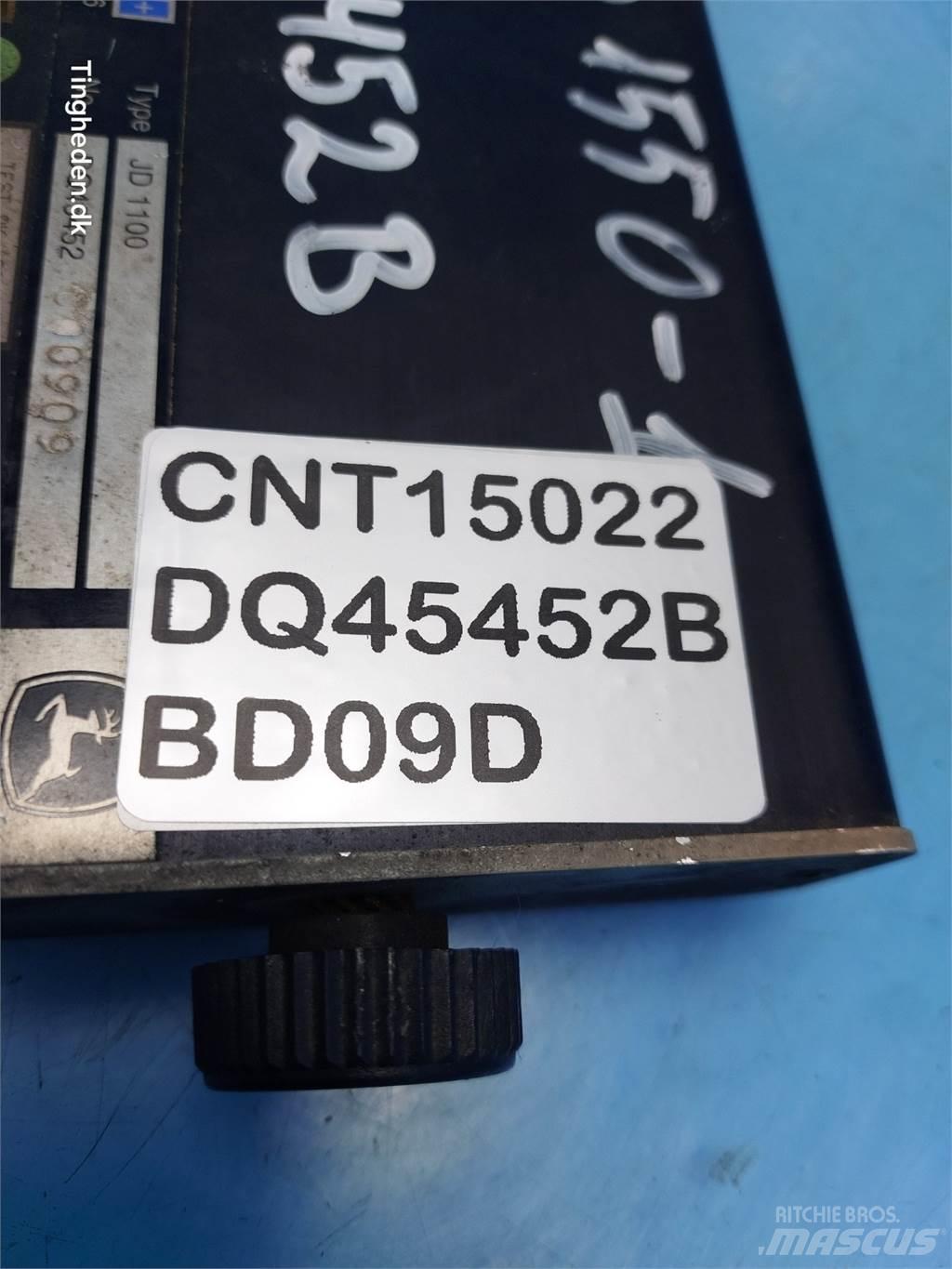John Deere 1550 電子設備