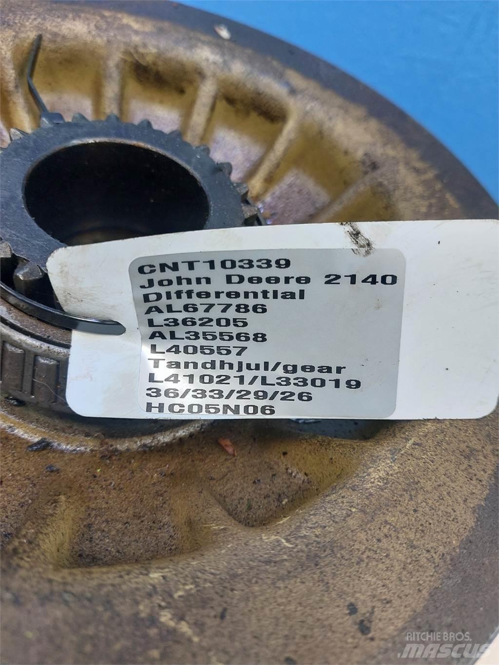 John Deere 2140 傳動裝置