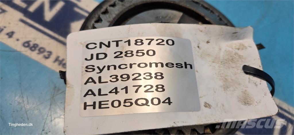 John Deere 2850 傳動裝置
