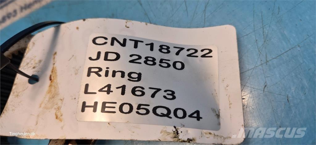 John Deere 2850 傳動裝置
