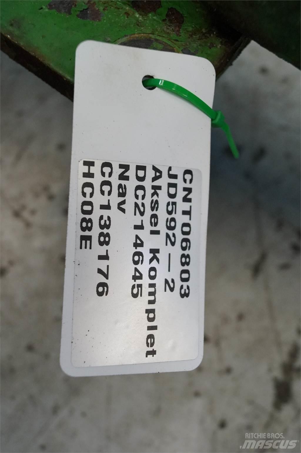 John Deere 592 軸