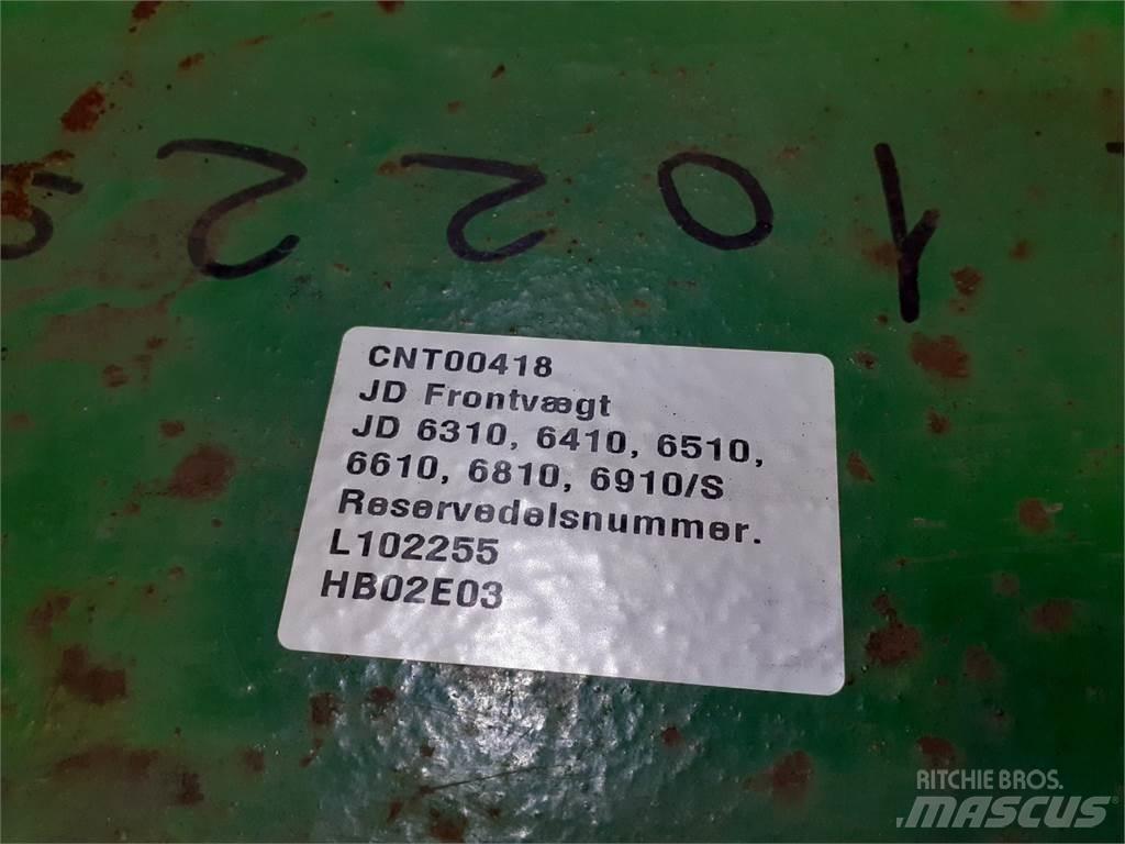 John Deere 6410 前配重塊