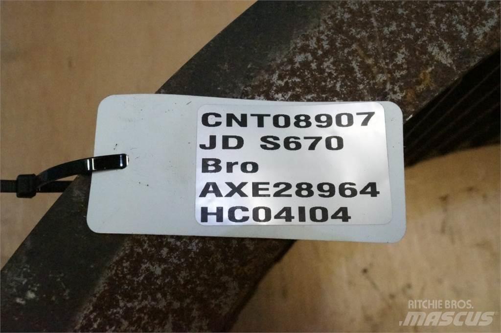 John Deere S670 聯合收穫機配件