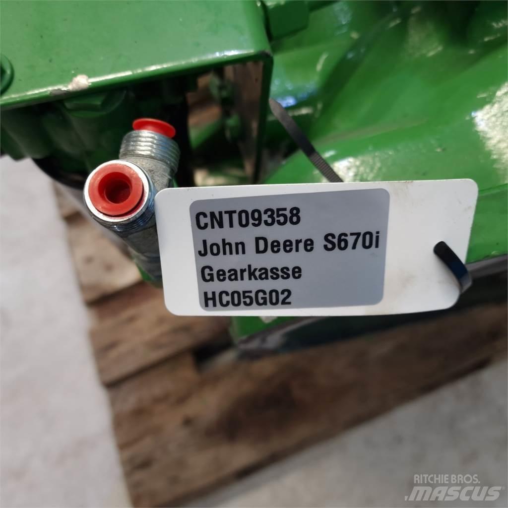 John Deere S670 傳動裝置