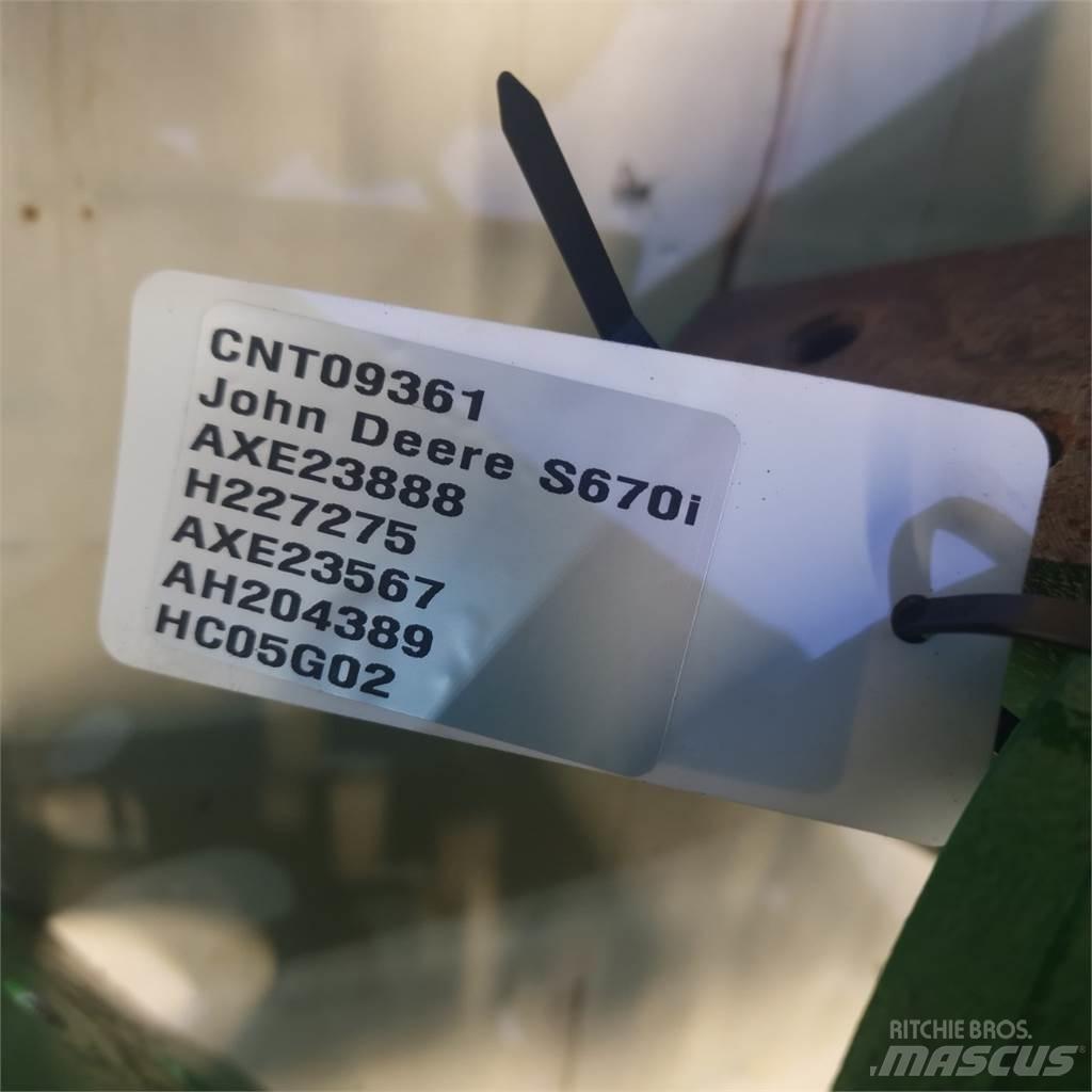 John Deere S670 其他農業機械