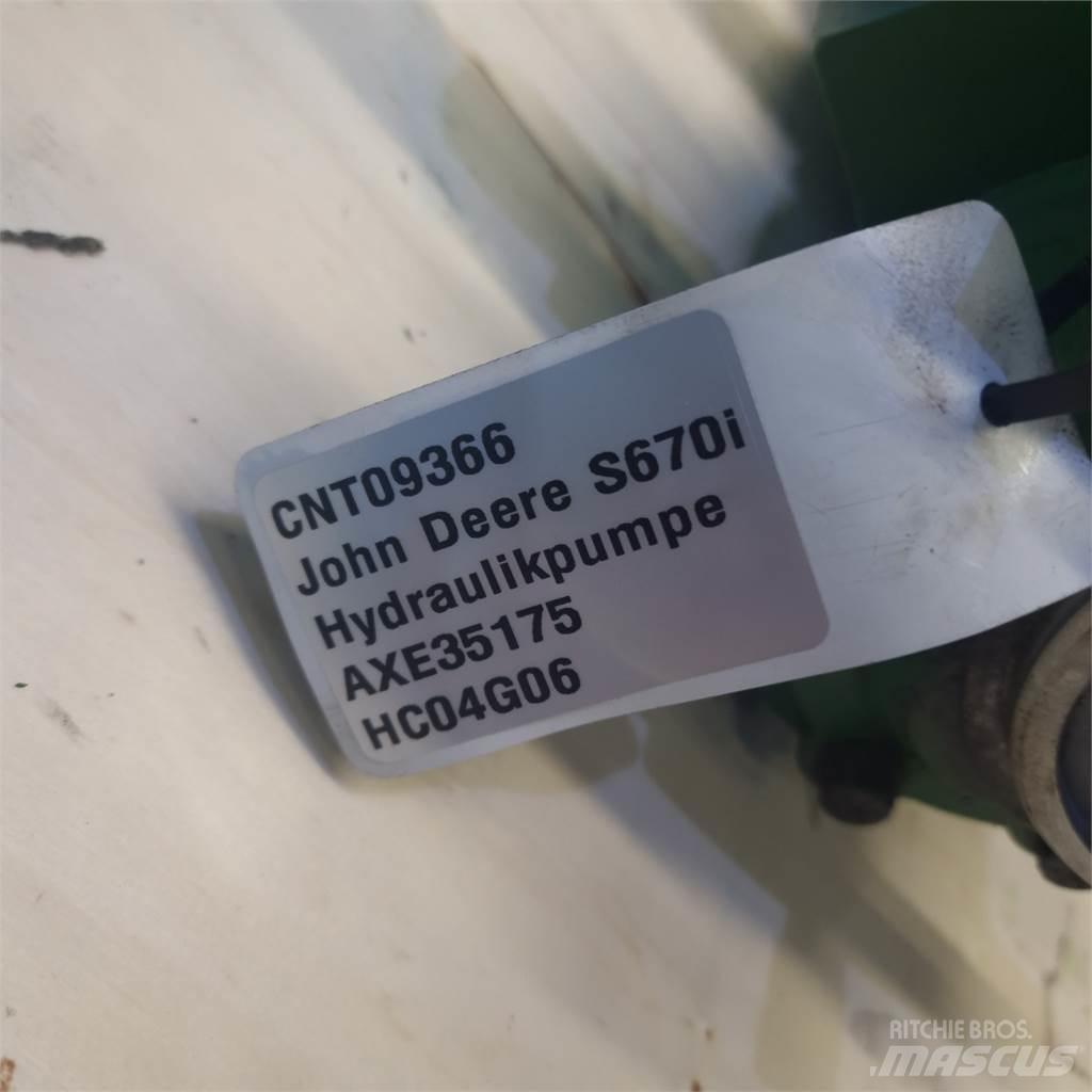 John Deere S670 油壓