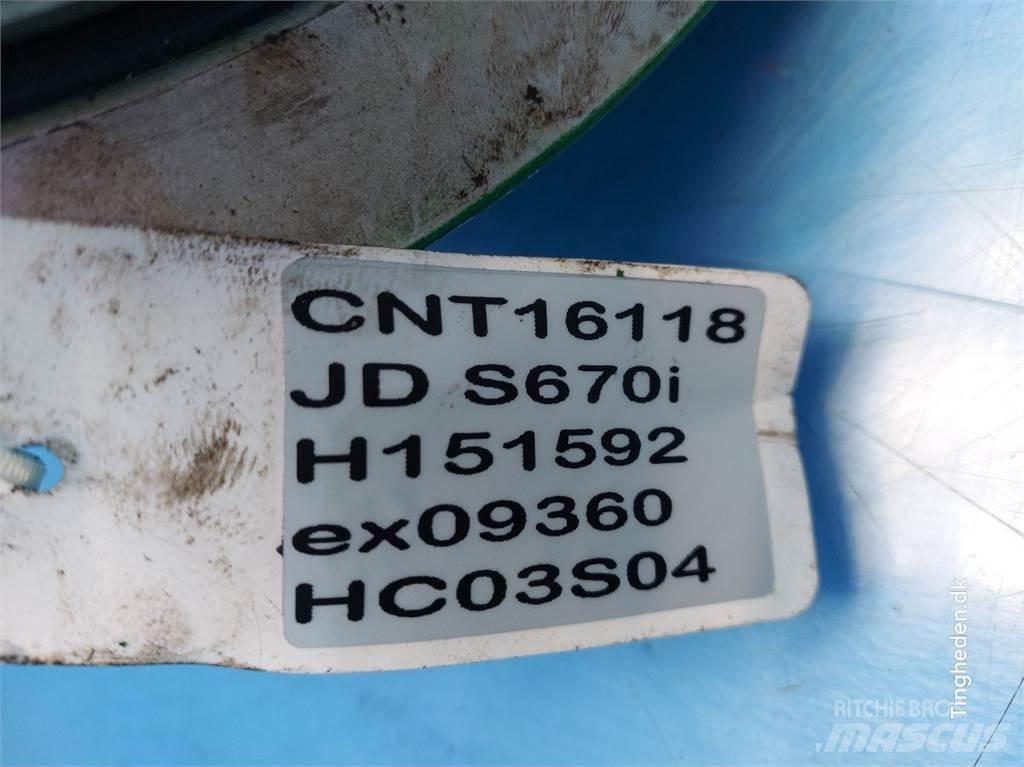 John Deere S670 傳動裝置