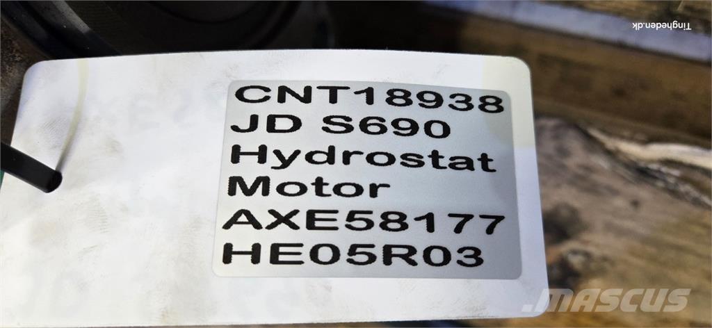 John Deere S690 油壓