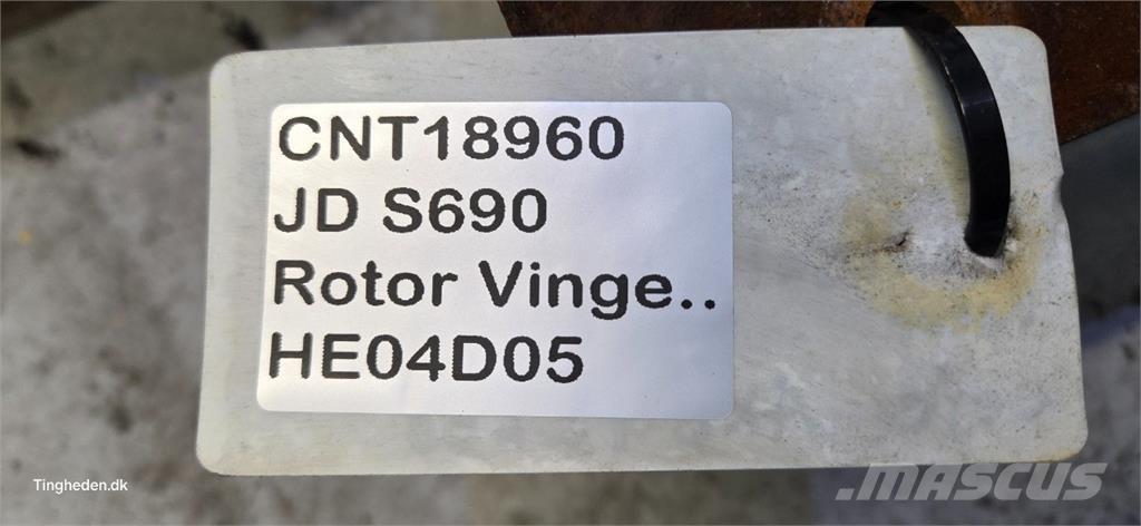 John Deere S690 聯合收穫機配件