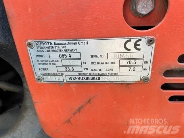 Kubota U55-4 履帶式 挖土機/掘鑿機/挖掘機