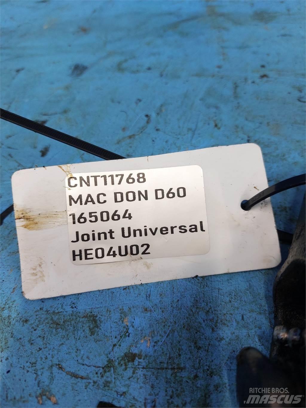 MacDon D60 聯合收穫機配件