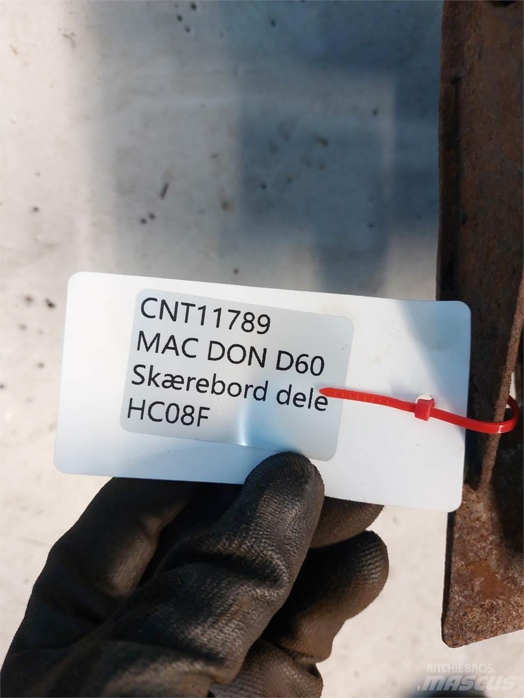 MacDon D60 聯合收穫機配件