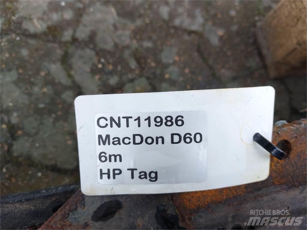 MacDon D60 聯合收穫機配件