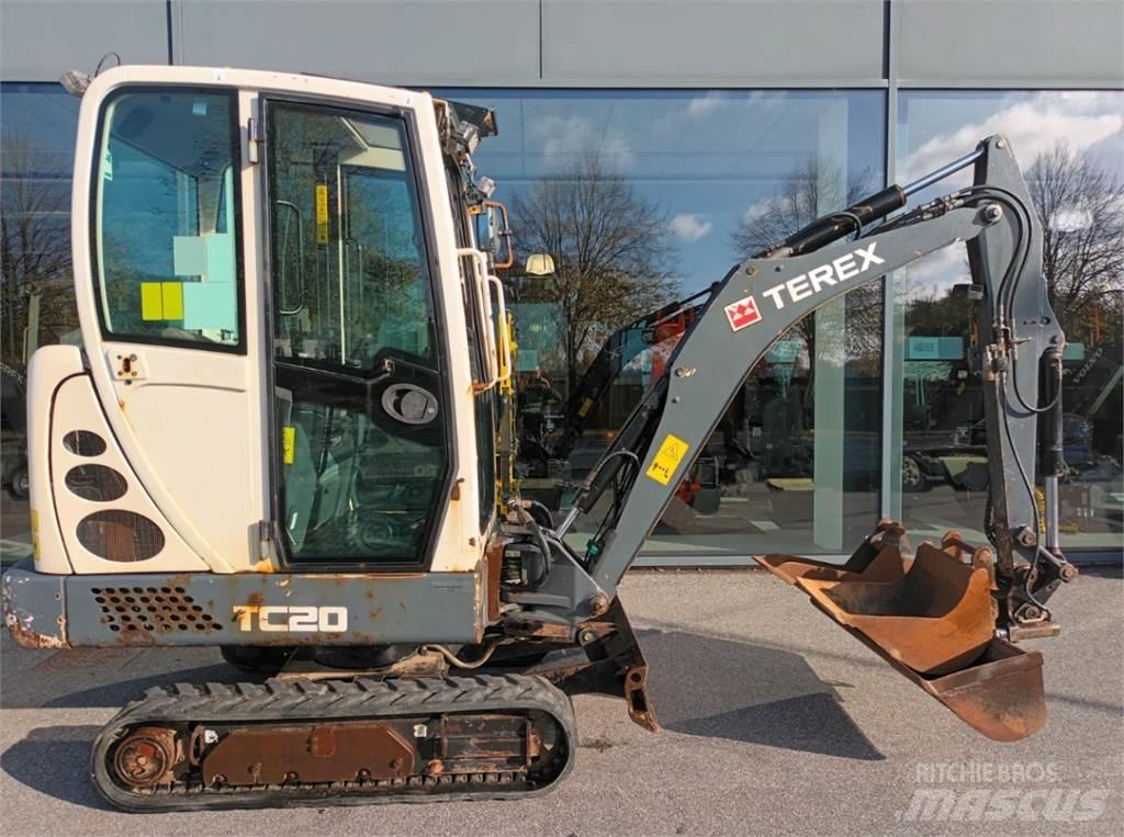 Terex tc20 小型挖土機/掘鑿機<7t(小型挖掘機)