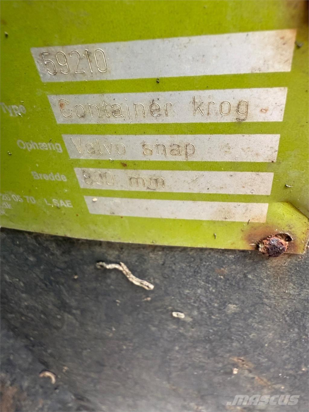 Volvo skifte 吊桿和鏟斗