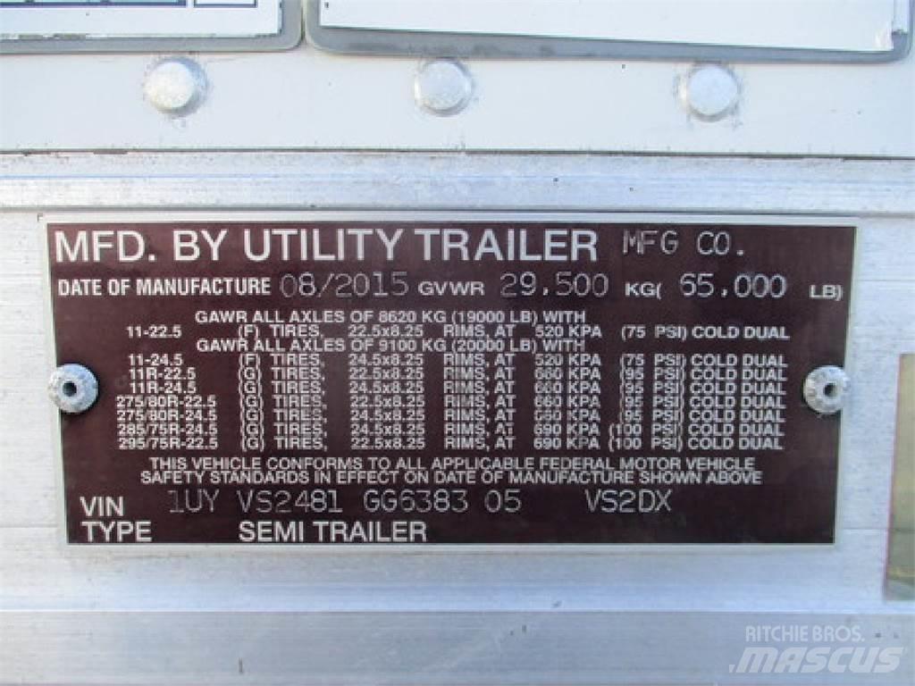 Utility VS2DX 48' 箱體拖車