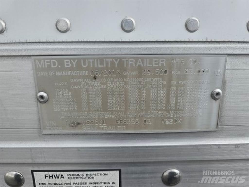 Utility VS2DX 53' 箱體拖車